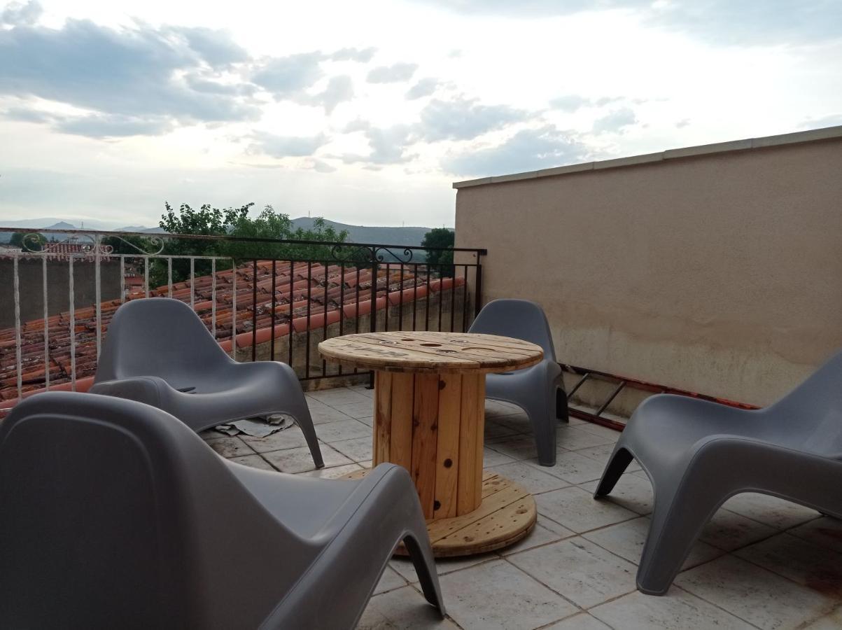 Maison De Charme Avec Patio Et Terrasse De Toit Estagel Экстерьер фото